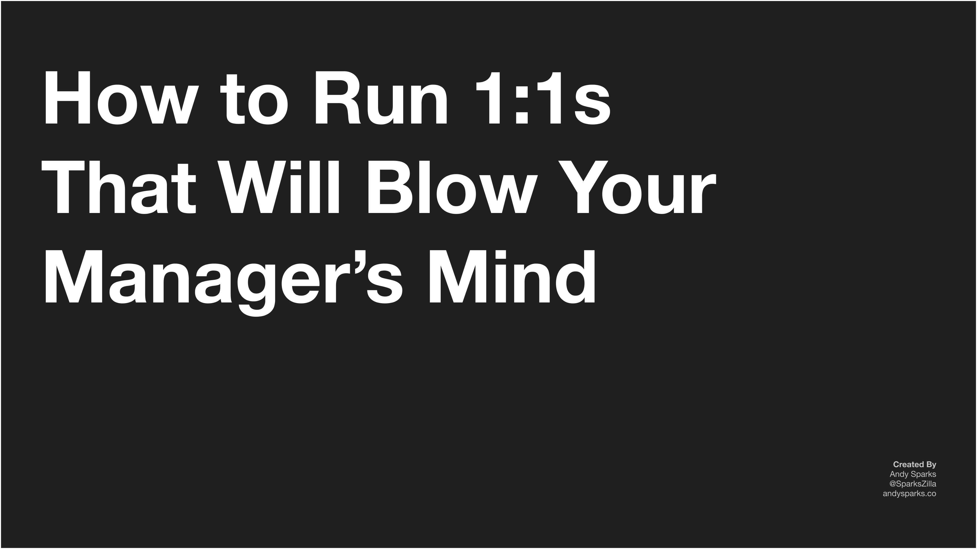 1-on-1 meetings template